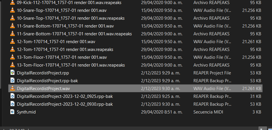 Sesion mixing render configuration. . - image 1 - student project