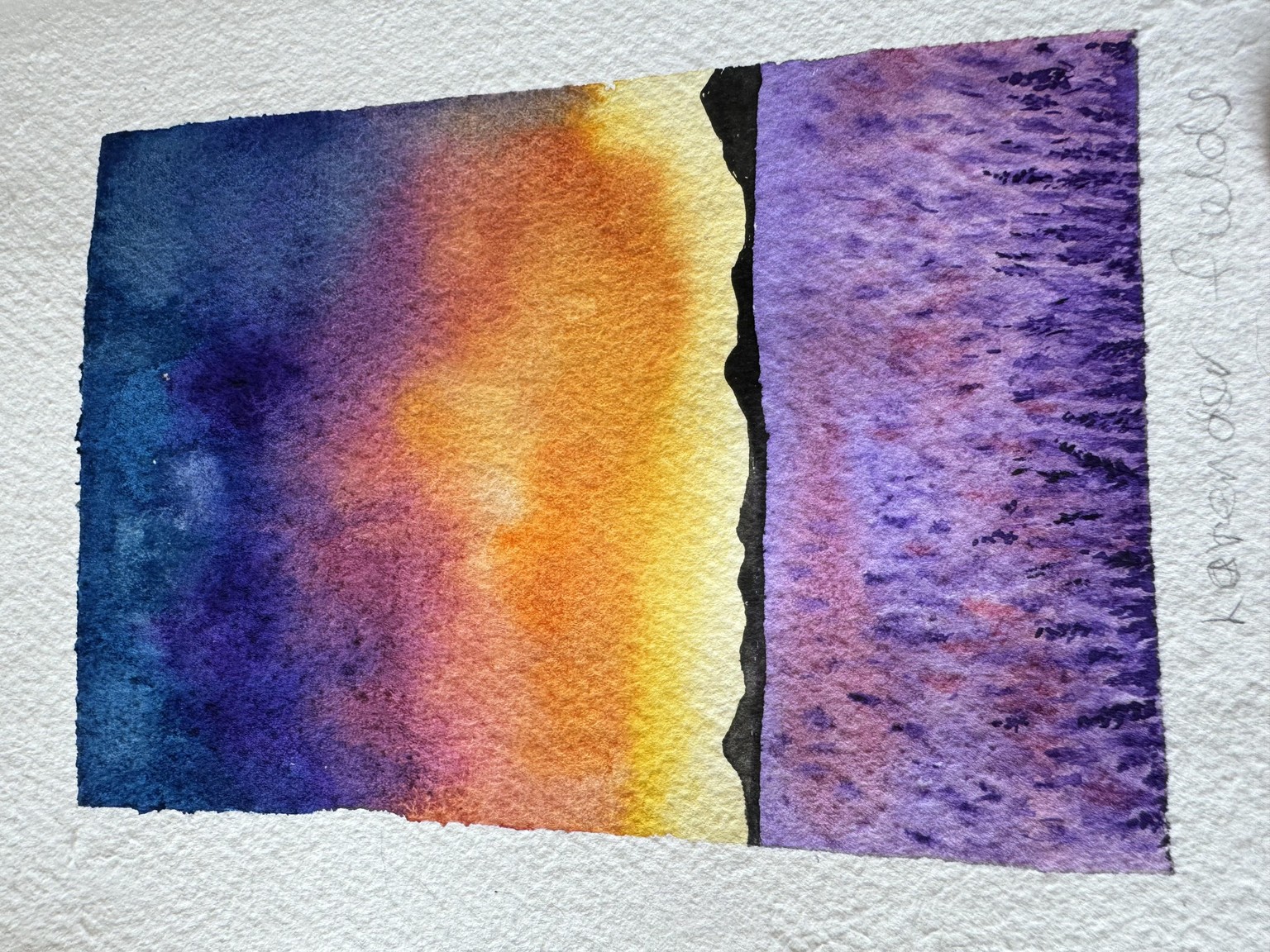 Easy watercolour landscapes - image 1 - student project