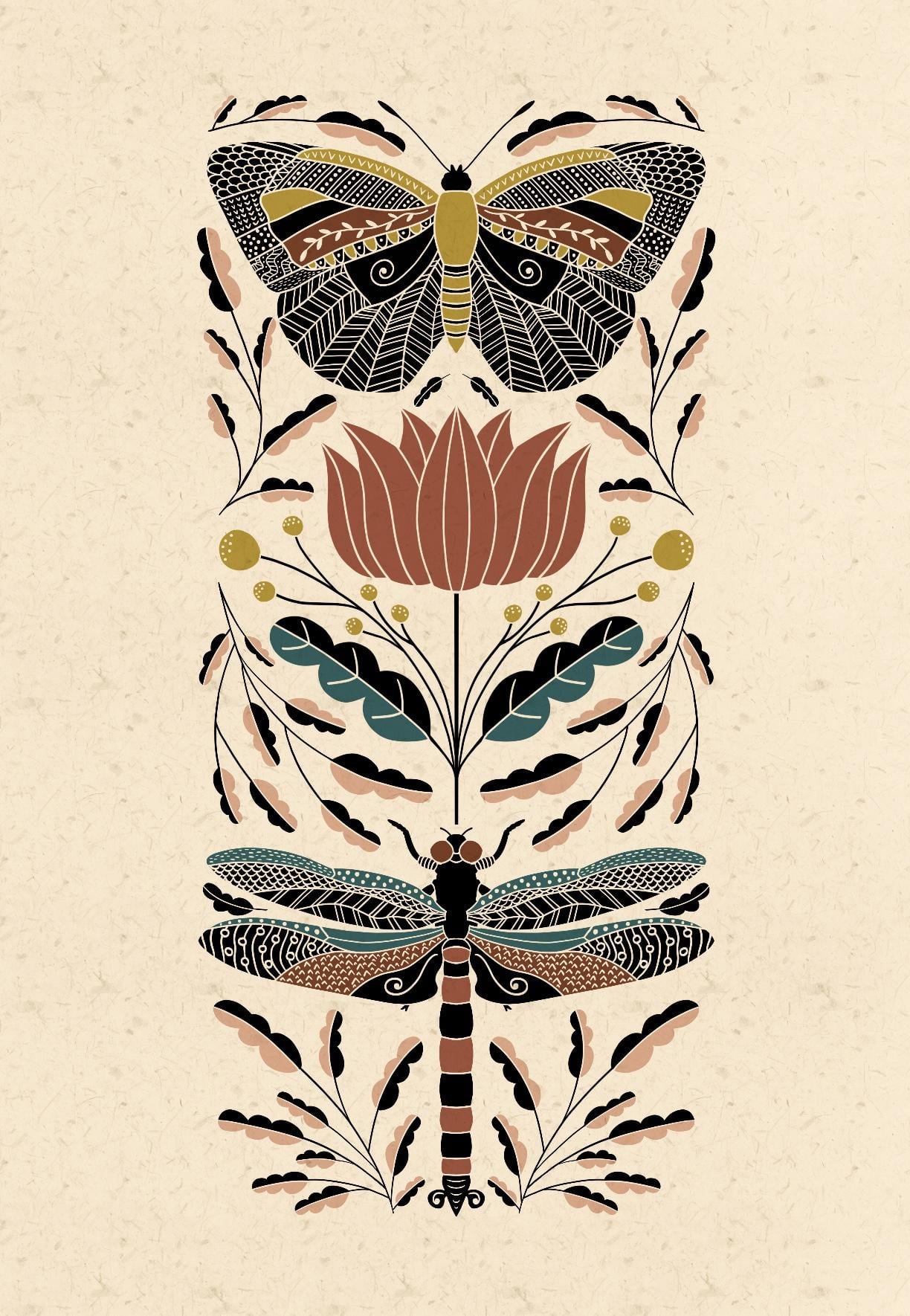 Folk Art Illustrations - image 3 - student project