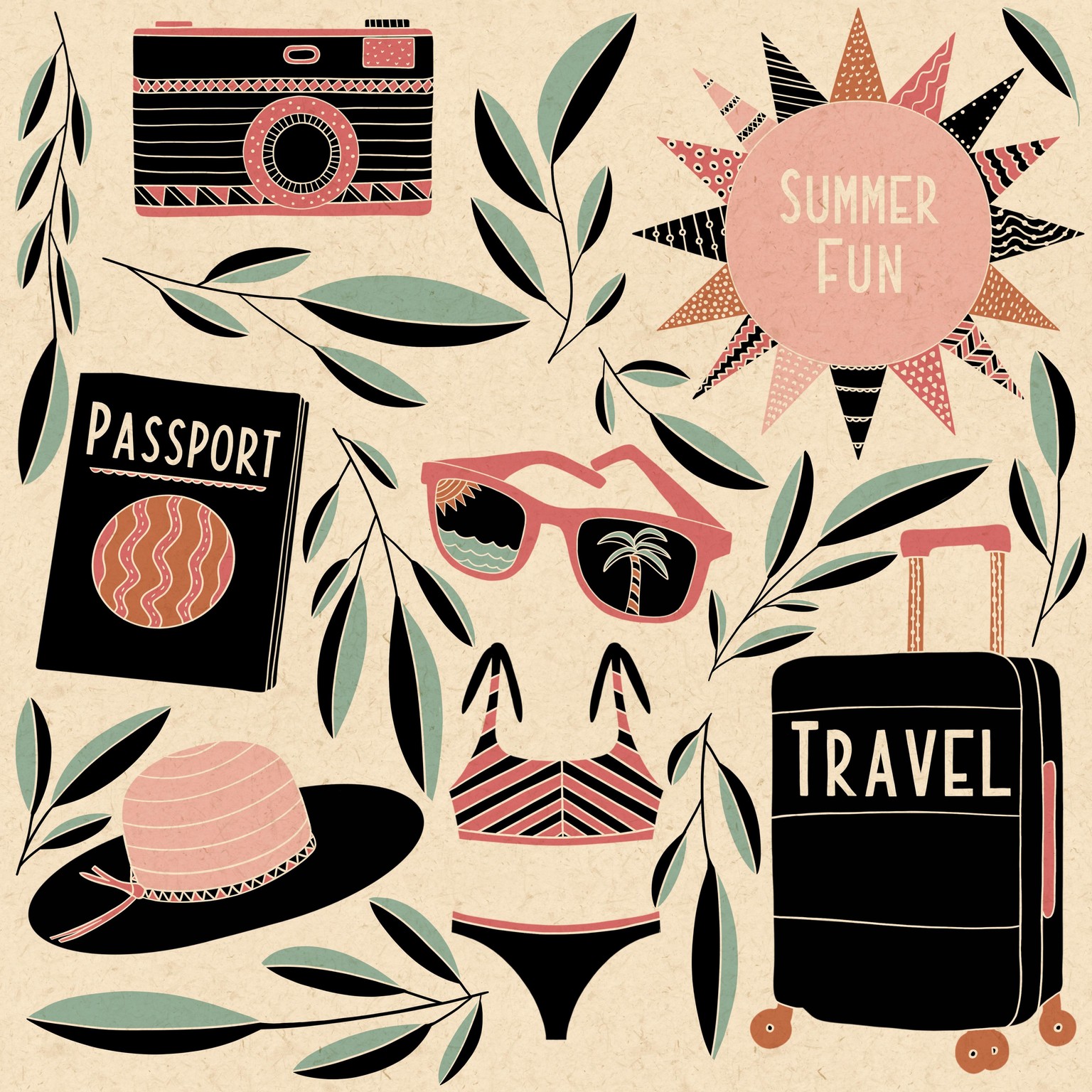 Folk Art Illustrations - image 1 - student project