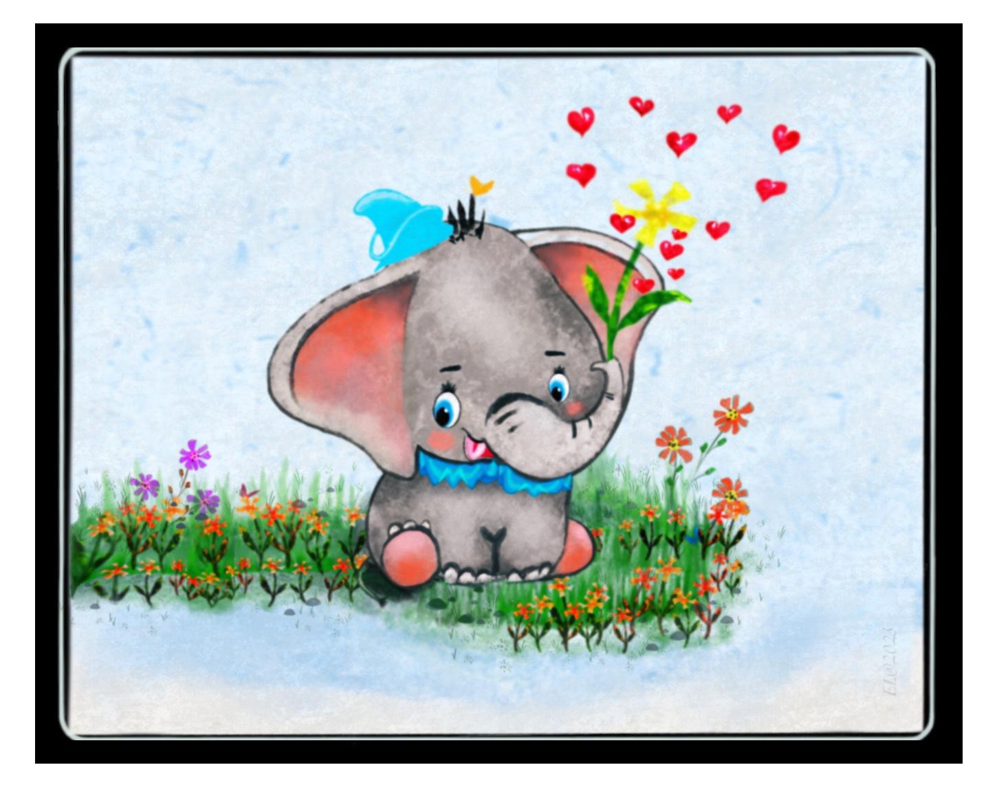 Cute Babyfant - image 1 - student project