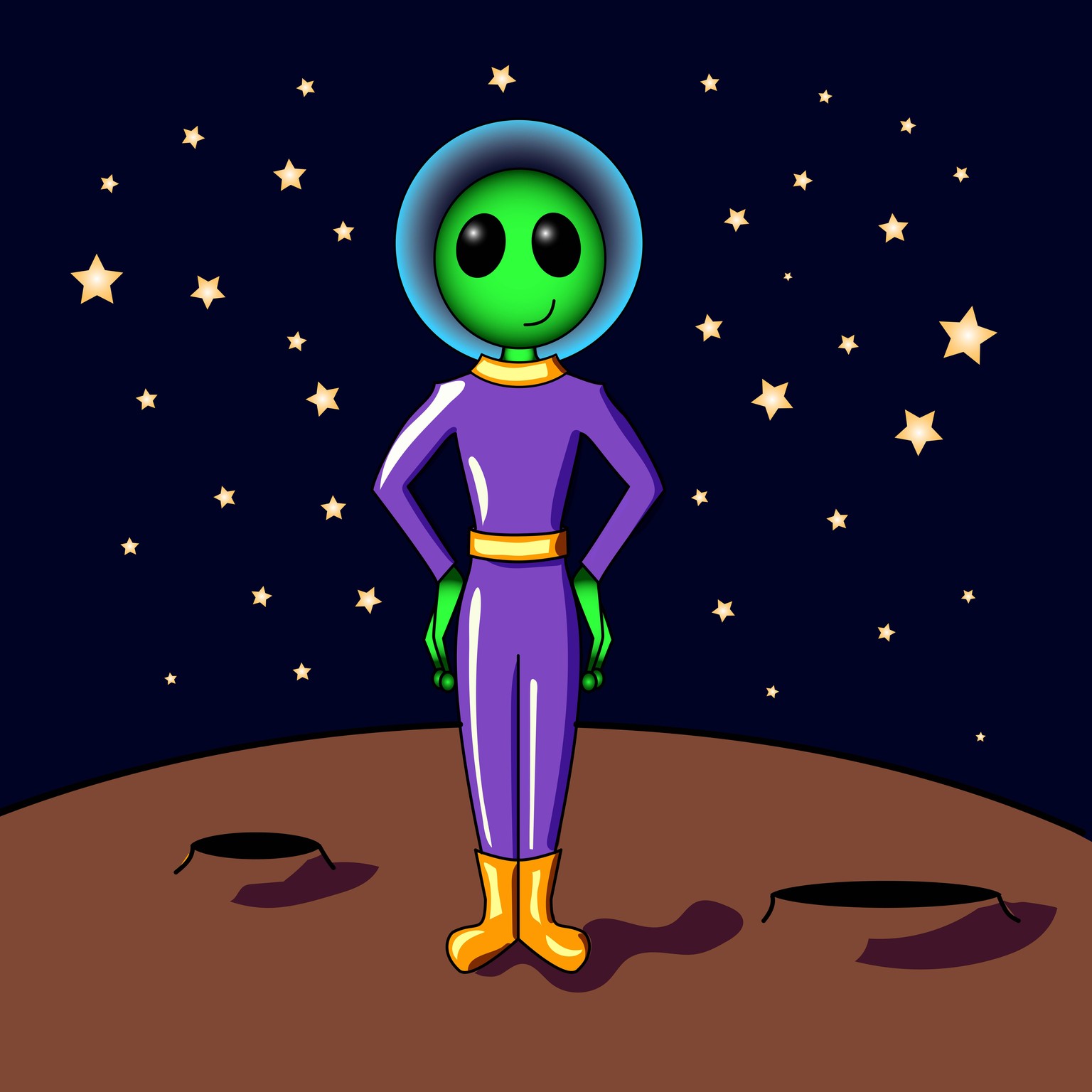 Alien - image 1 - student project