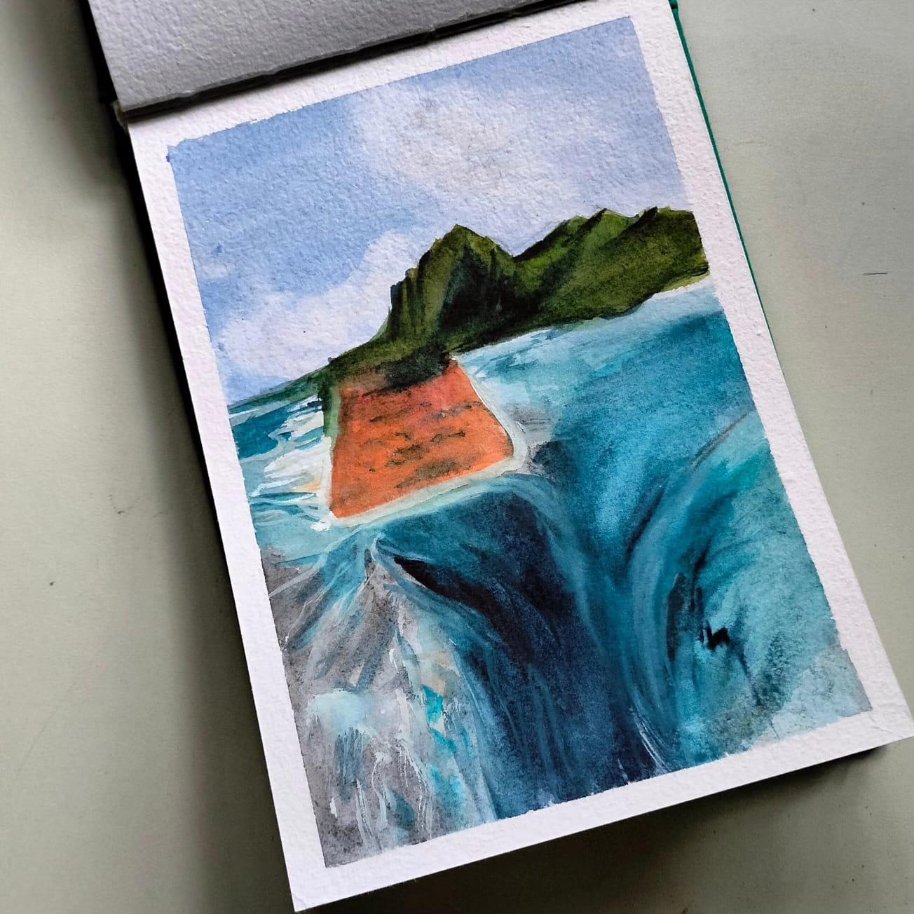 Watercolor Seascapes: A 7-Day Voyage Around the World - image 2 - student project