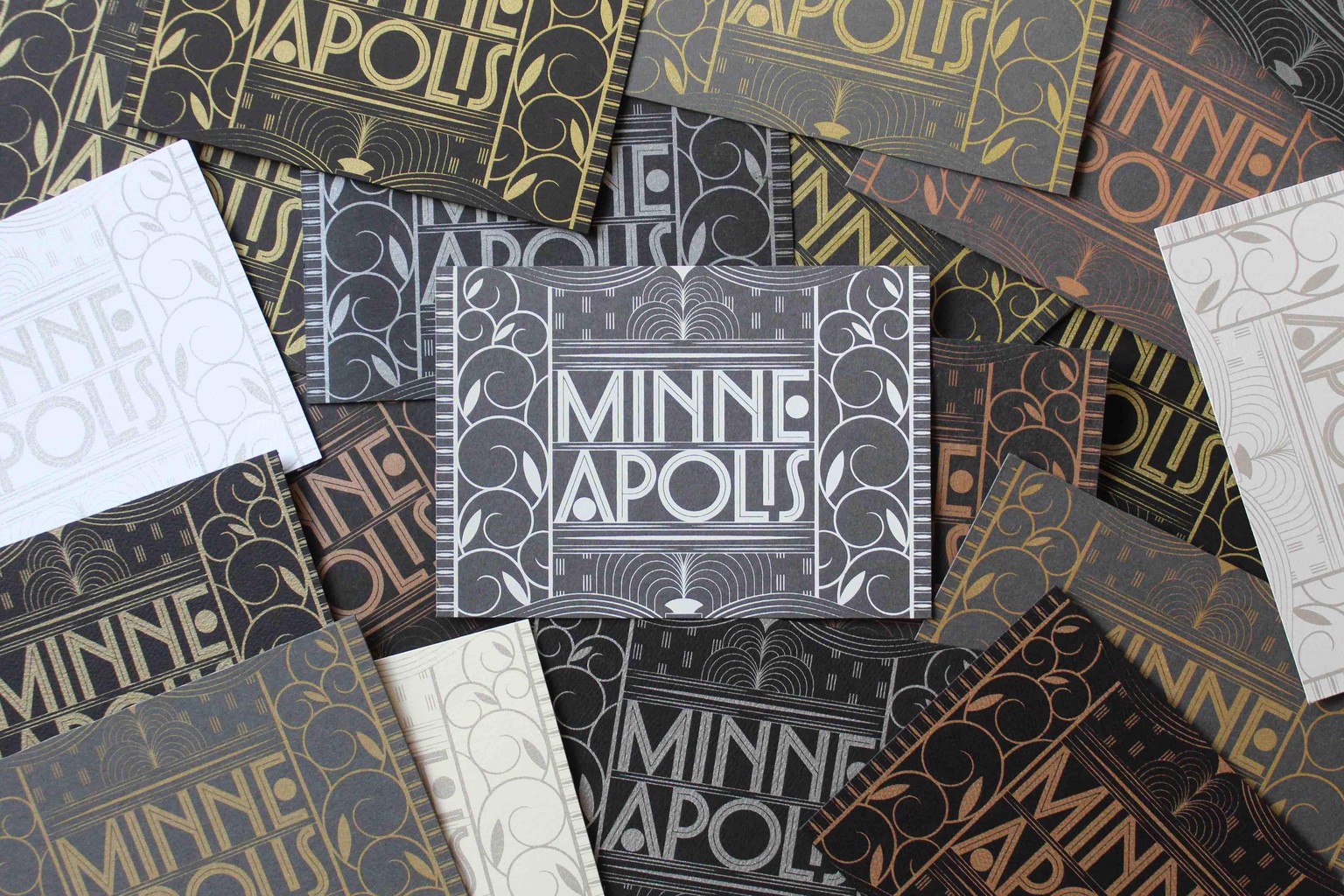 Minneapolis Screen-printed Postcard - image 12 - student project