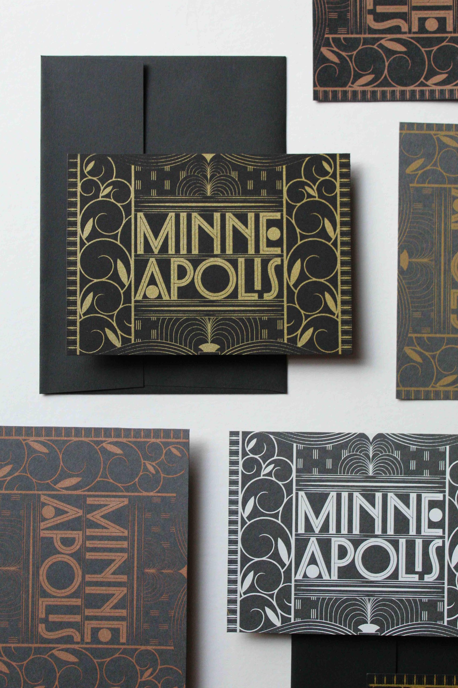 Minneapolis Screen-printed Postcard - image 13 - student project