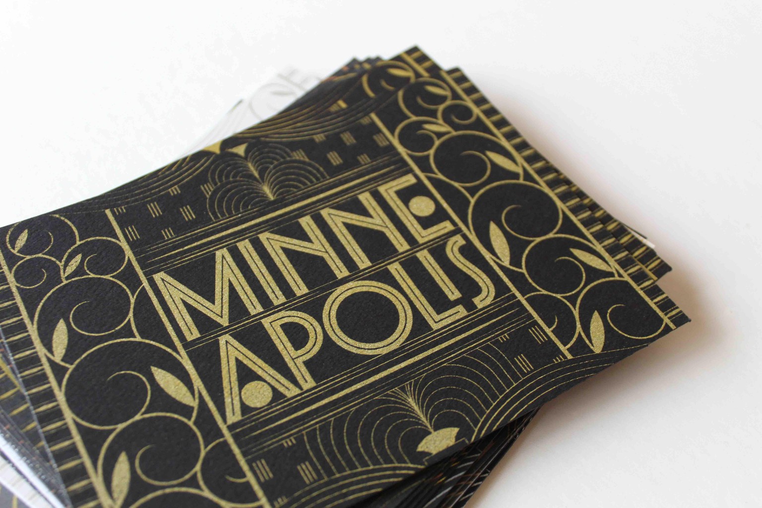 Minneapolis Screen-printed Postcard - image 16 - student project