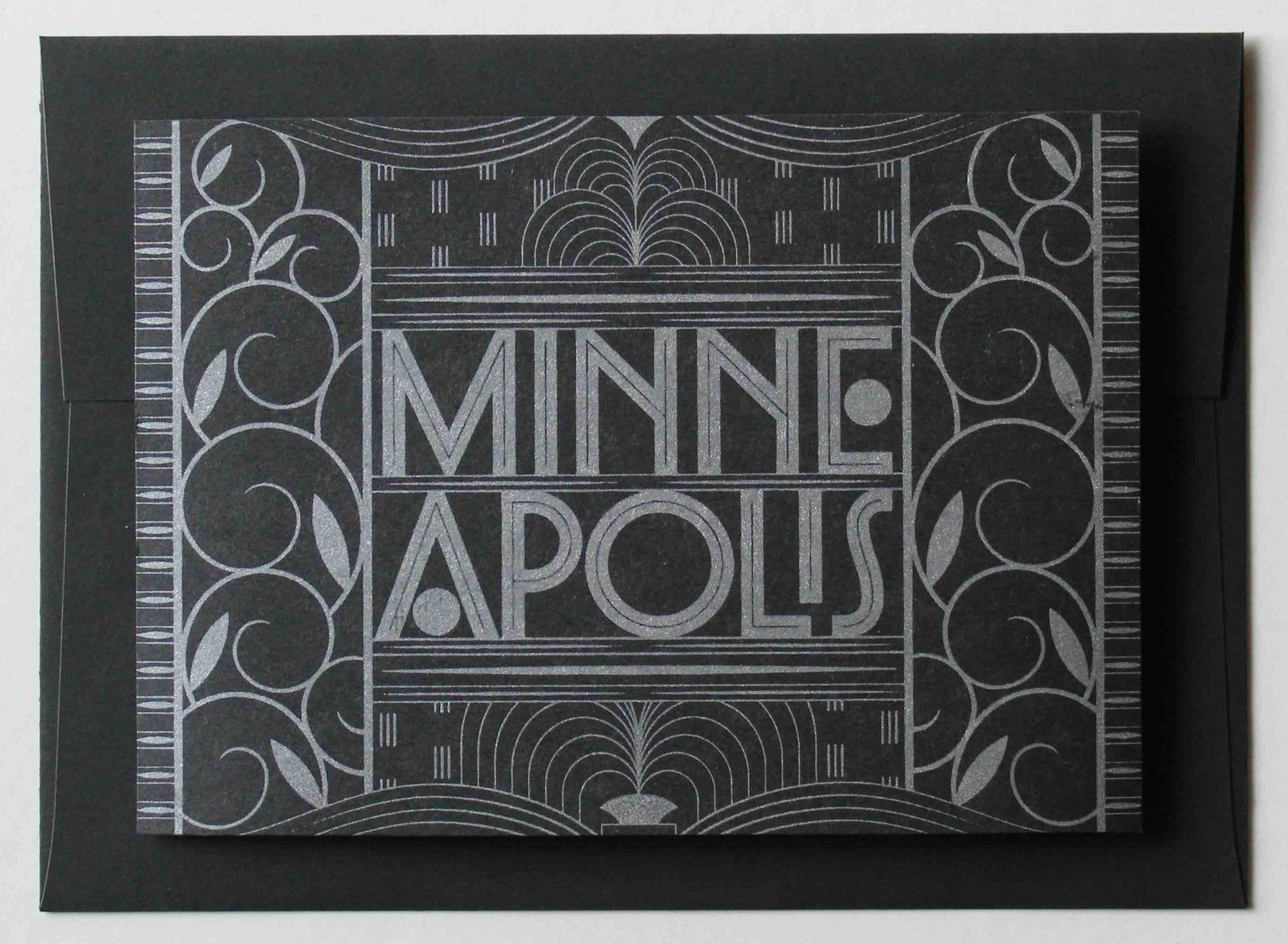 Minneapolis Screen-printed Postcard - image 18 - student project