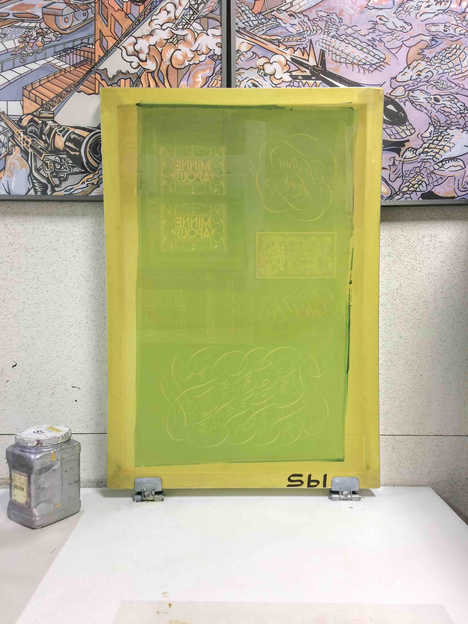 Minneapolis Screen-printed Postcard - image 8 - student project