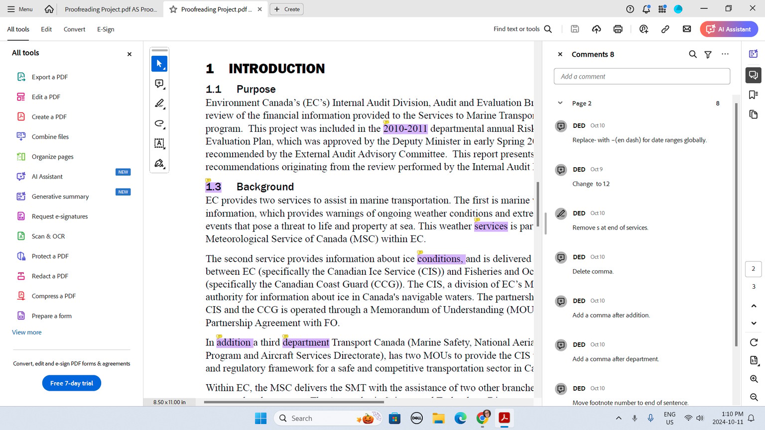 Proofreading Project - image 1 - student project