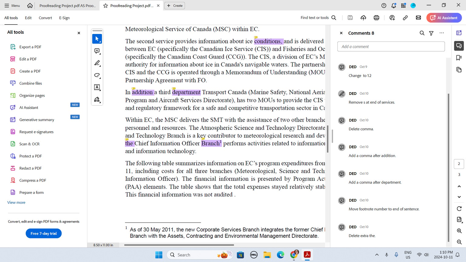 Proofreading Project - image 2 - student project