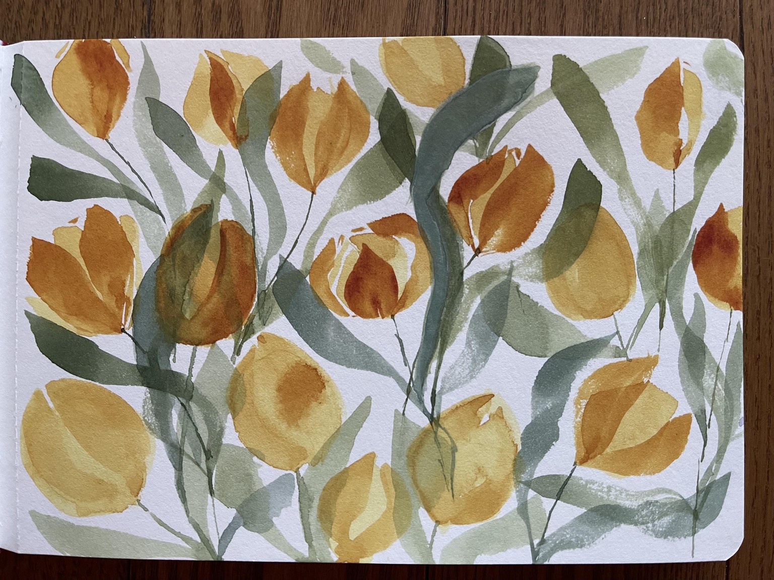 Golden tulips - image 1 - student project