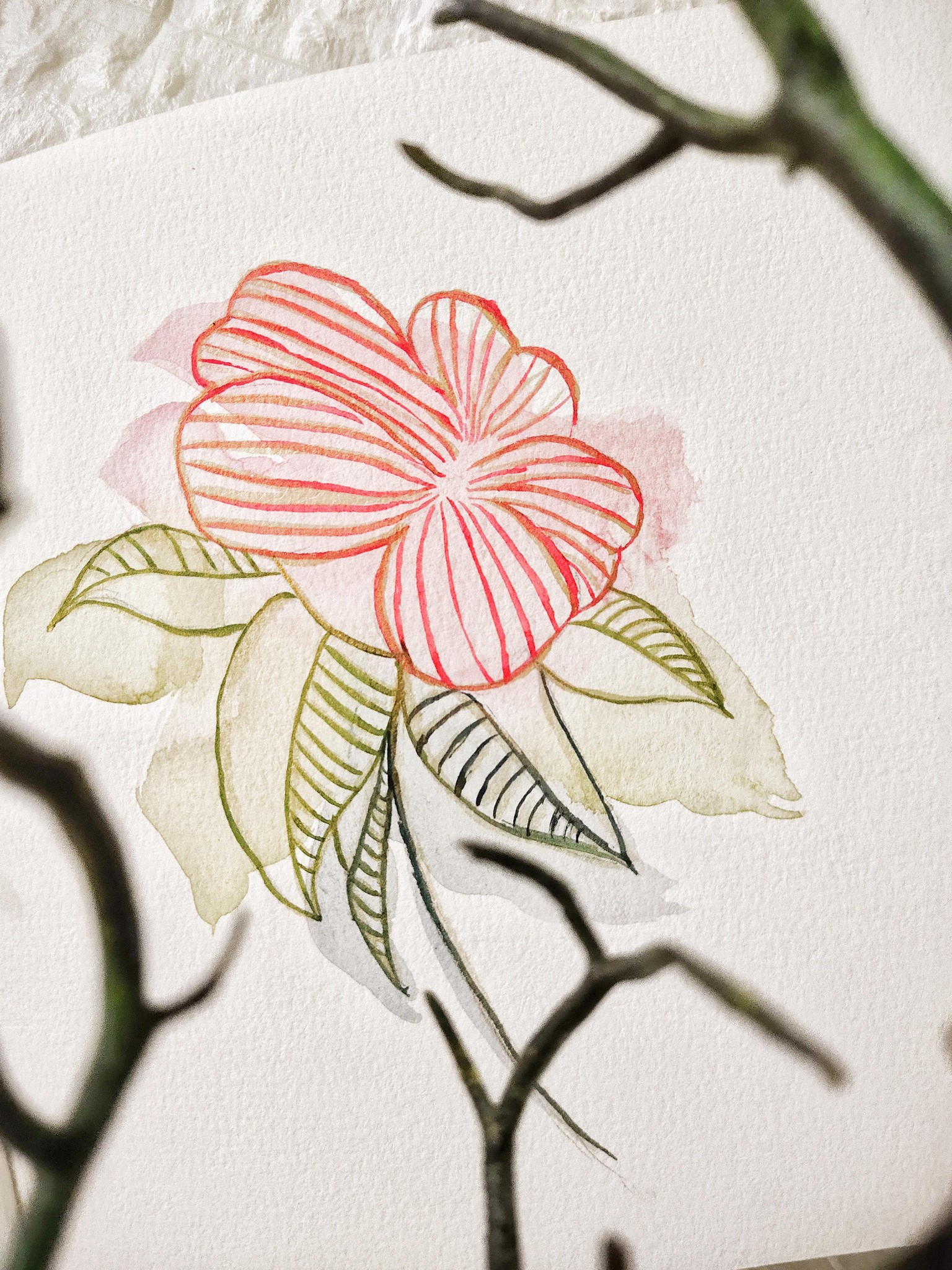 Relaxing Watercolor Flowers - image 1 - student project