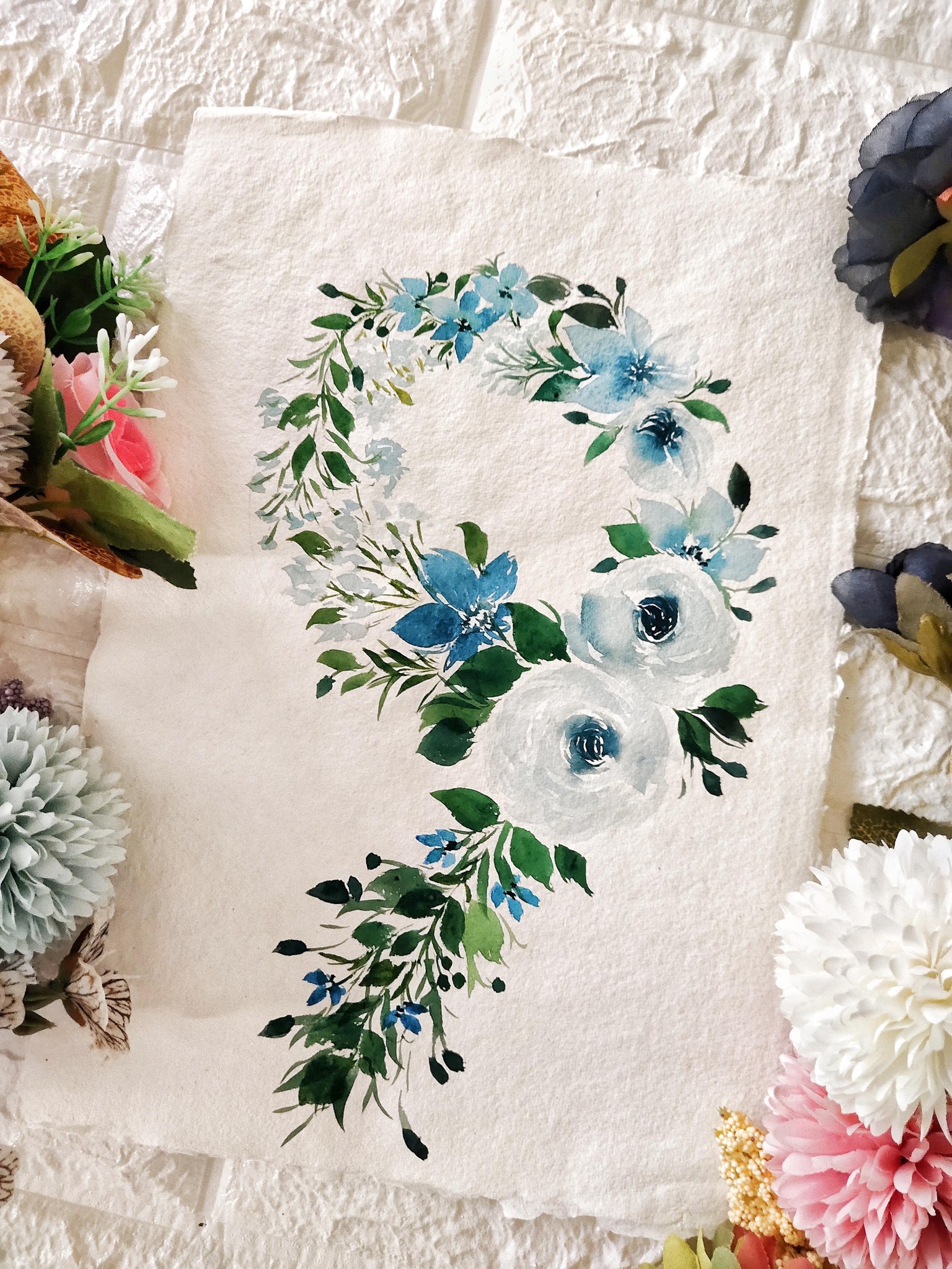 Mega Class for Painting Loose Roses - image 7 - student project