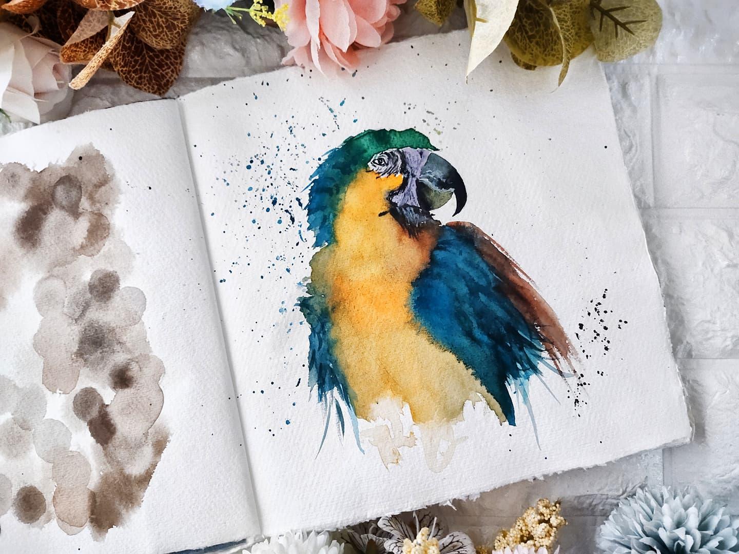 Expressive Birds in Watercolor Class by Bianca Rayala - image 2 - student project