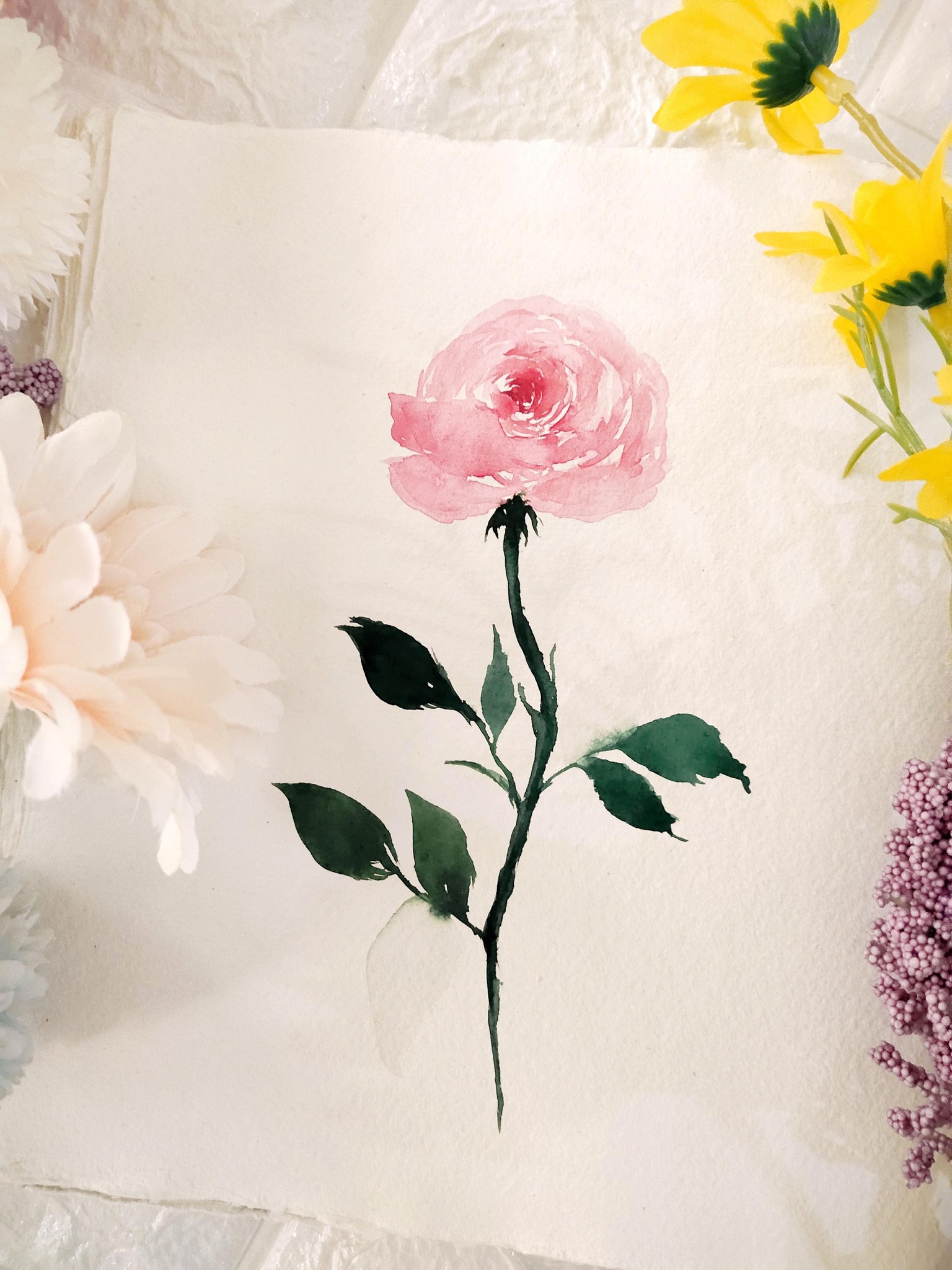Mega Class for Painting Loose Roses - image 4 - student project