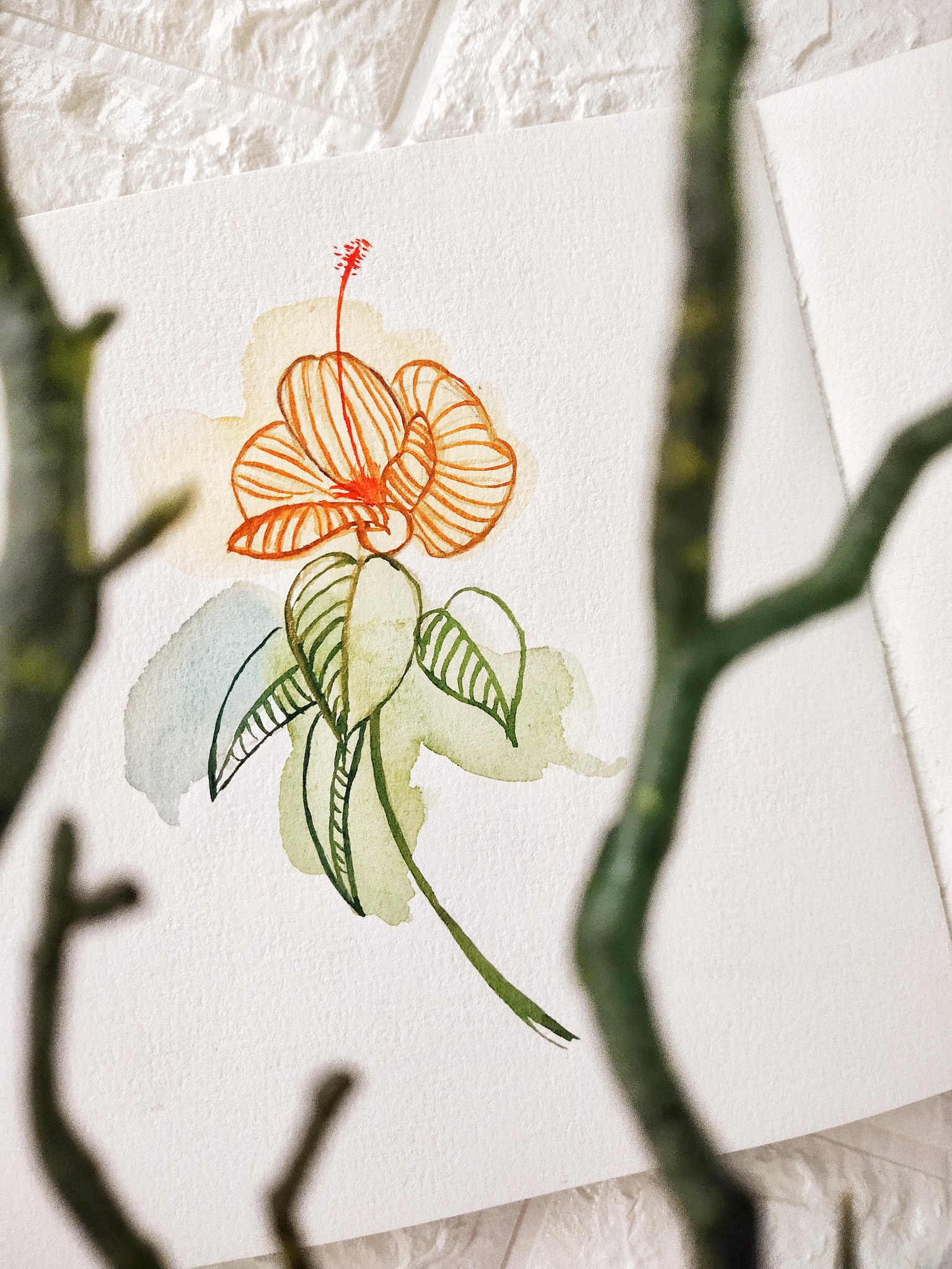 Relaxing Watercolor Flowers - image 3 - student project