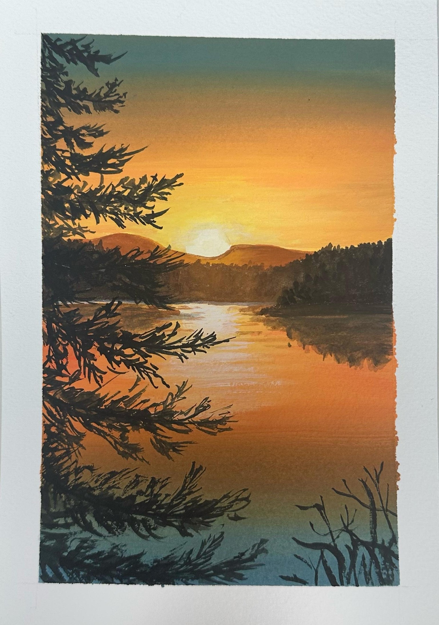 A serene scene - image 1 - student project