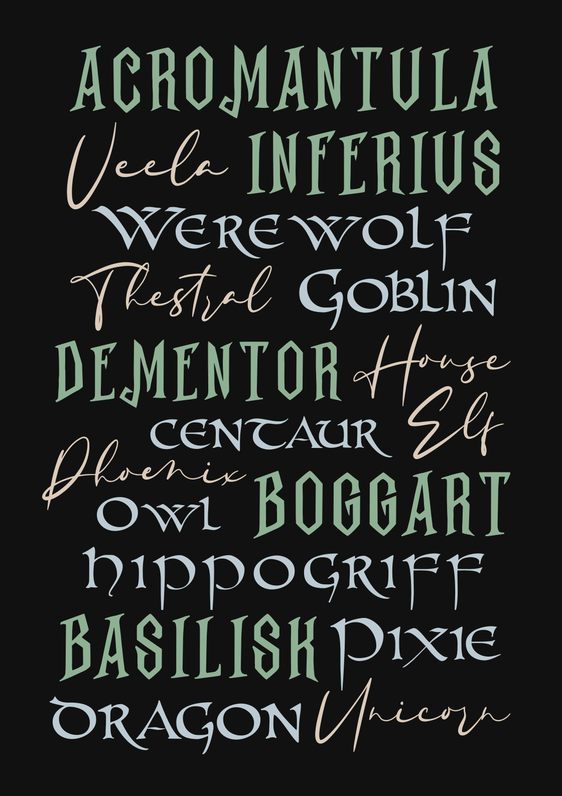 HP magical creatures - image 1 - student project