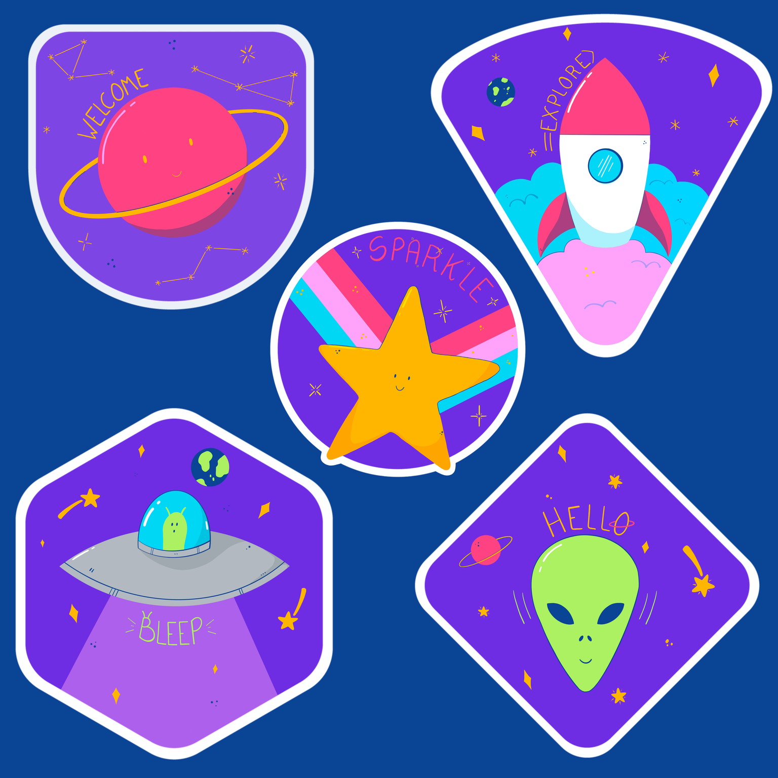 My stickers - image 1 - student project