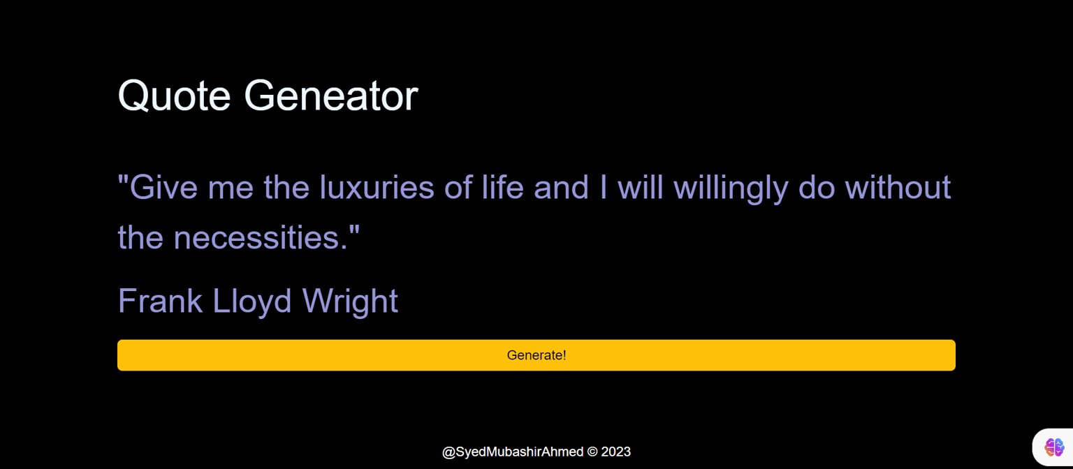 Quote-Generator - image 1 - student project