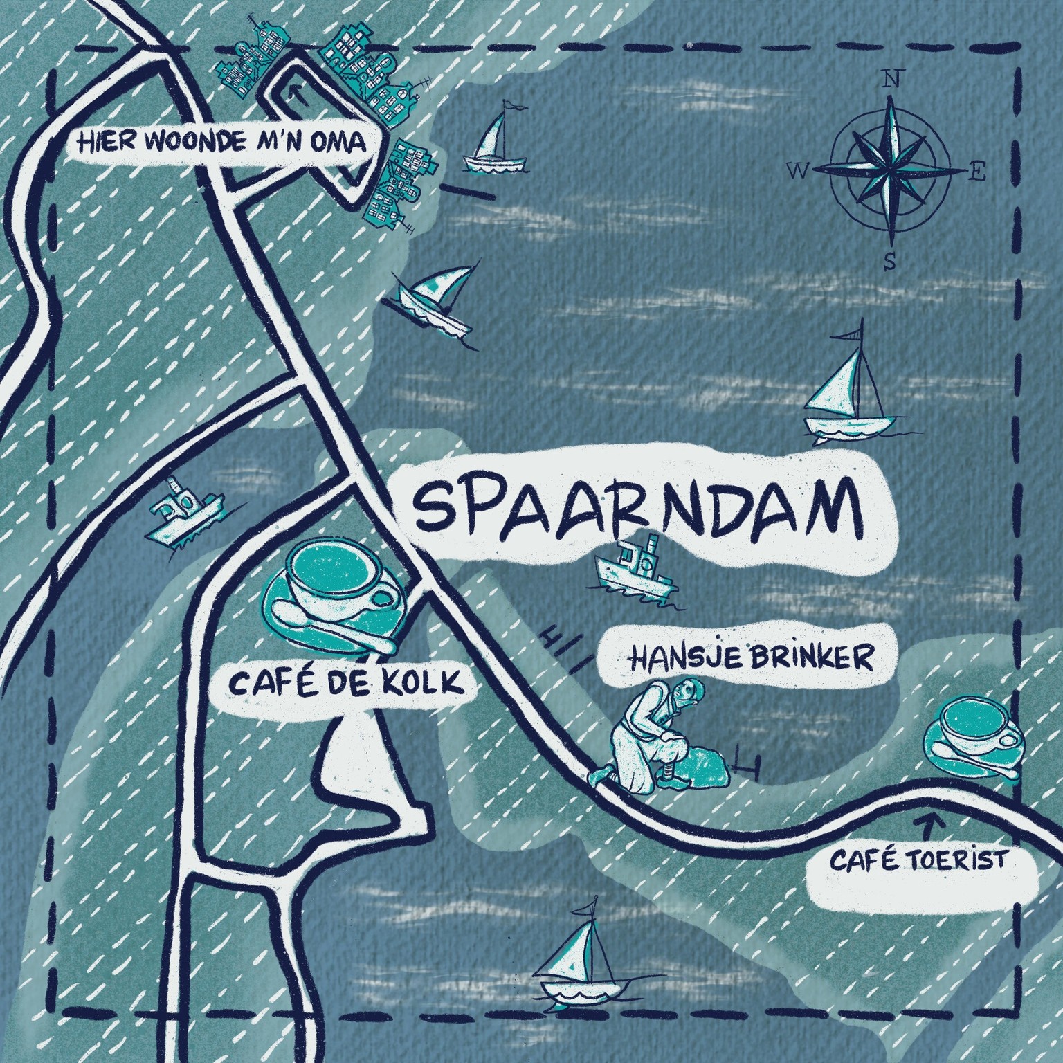Map of Spaarndam - image 1 - student project