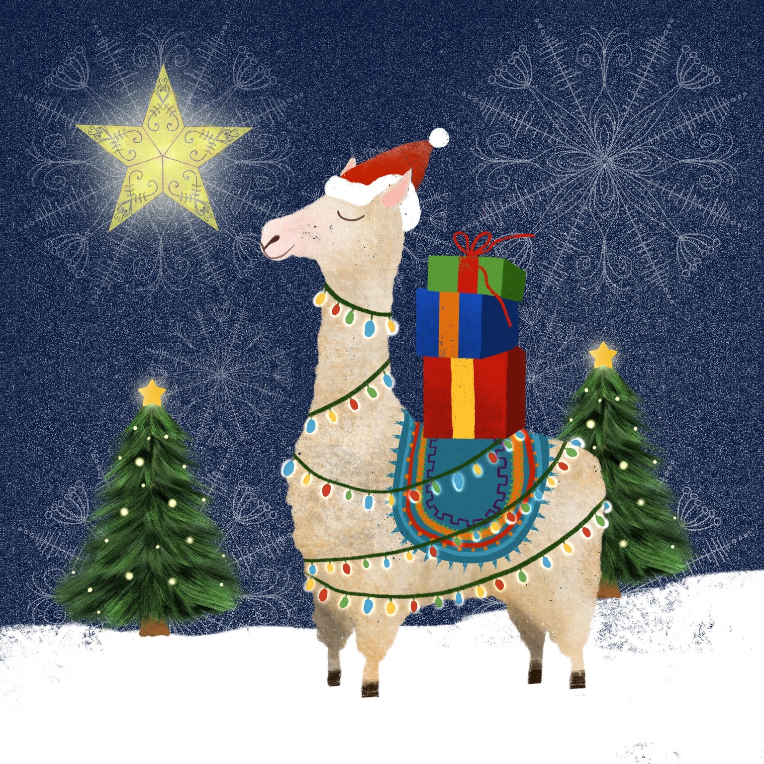 Winter and Christmas daily art - image 1 - student project