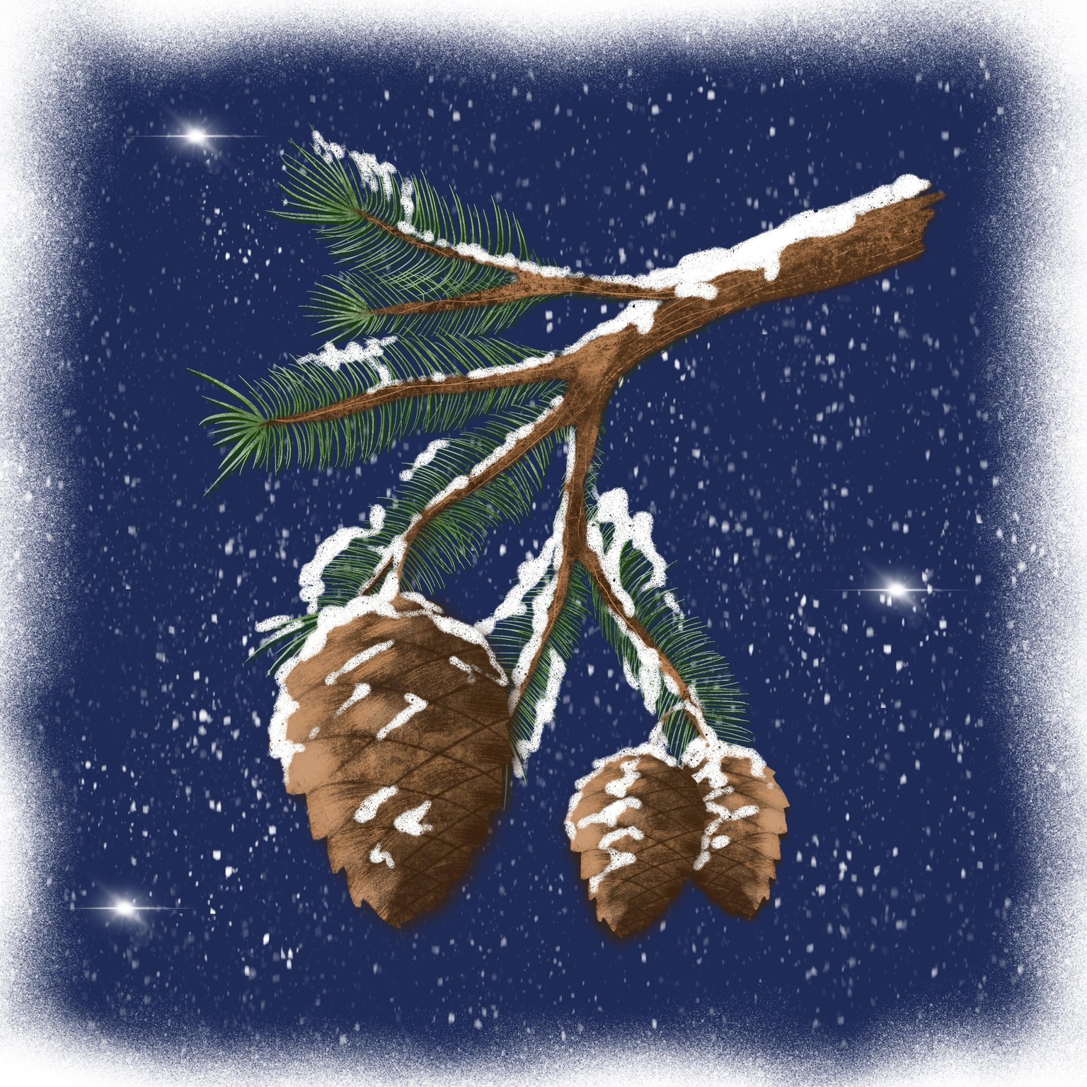 Winter and Christmas daily art - image 24 - student project