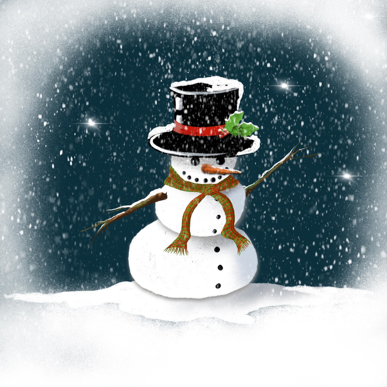 Winter and Christmas daily art - image 21 - student project