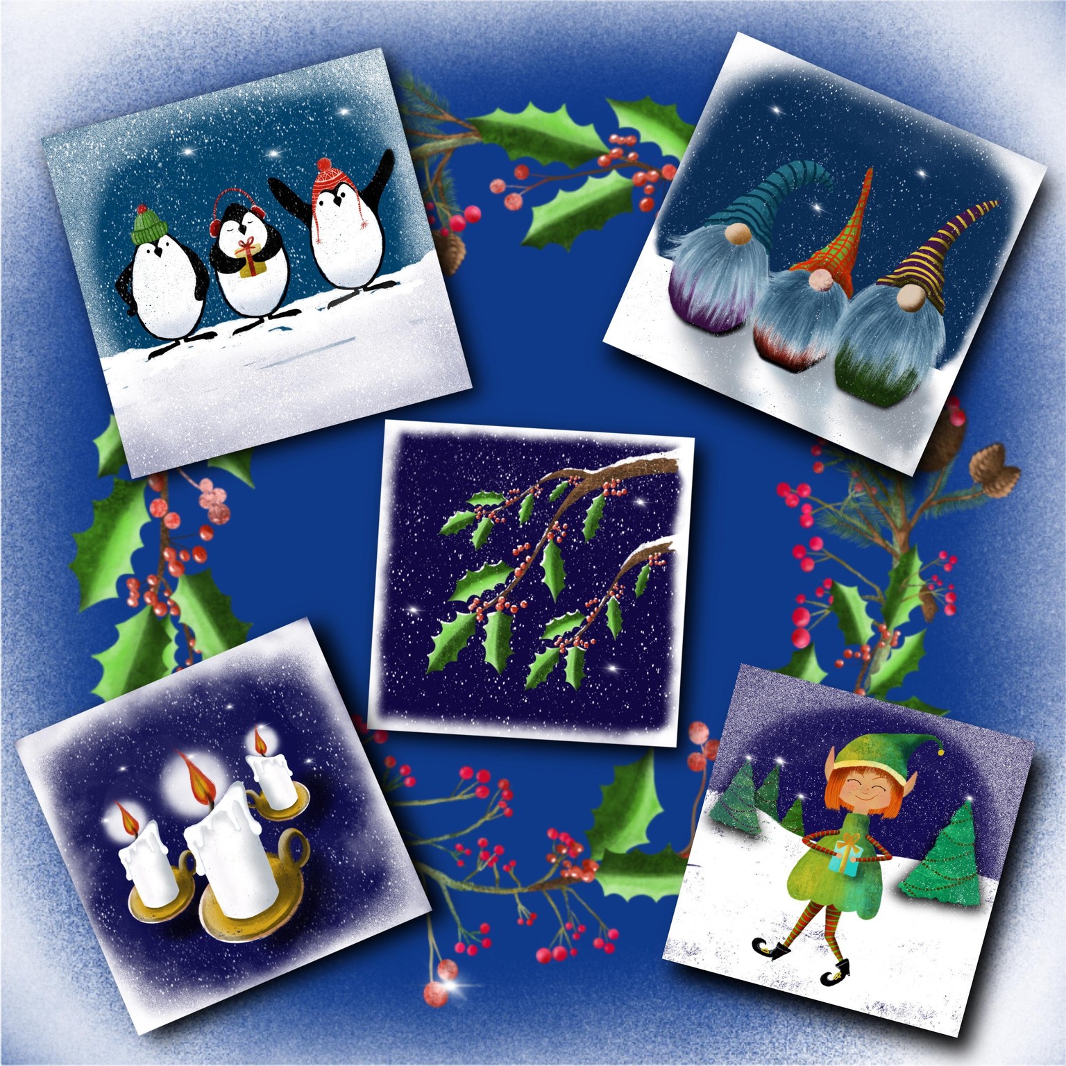 Winter and Christmas daily art - image 12 - student project