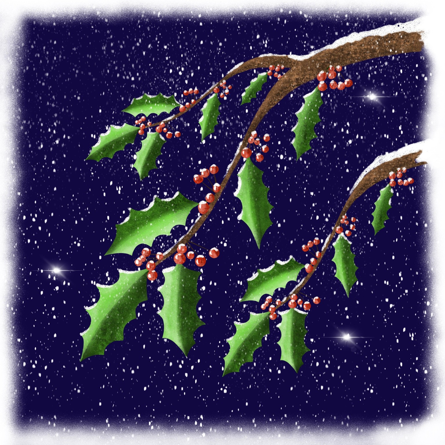 Winter and Christmas daily art - image 16 - student project