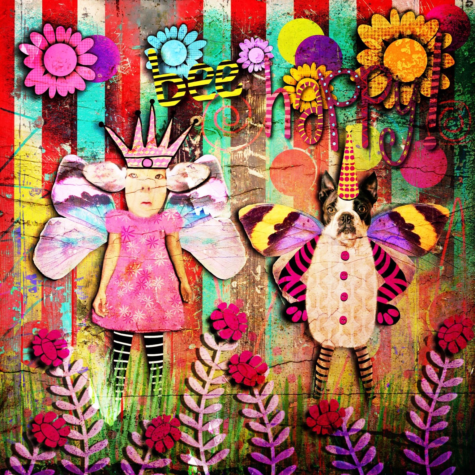 Mixed media collage - image 1 - student project