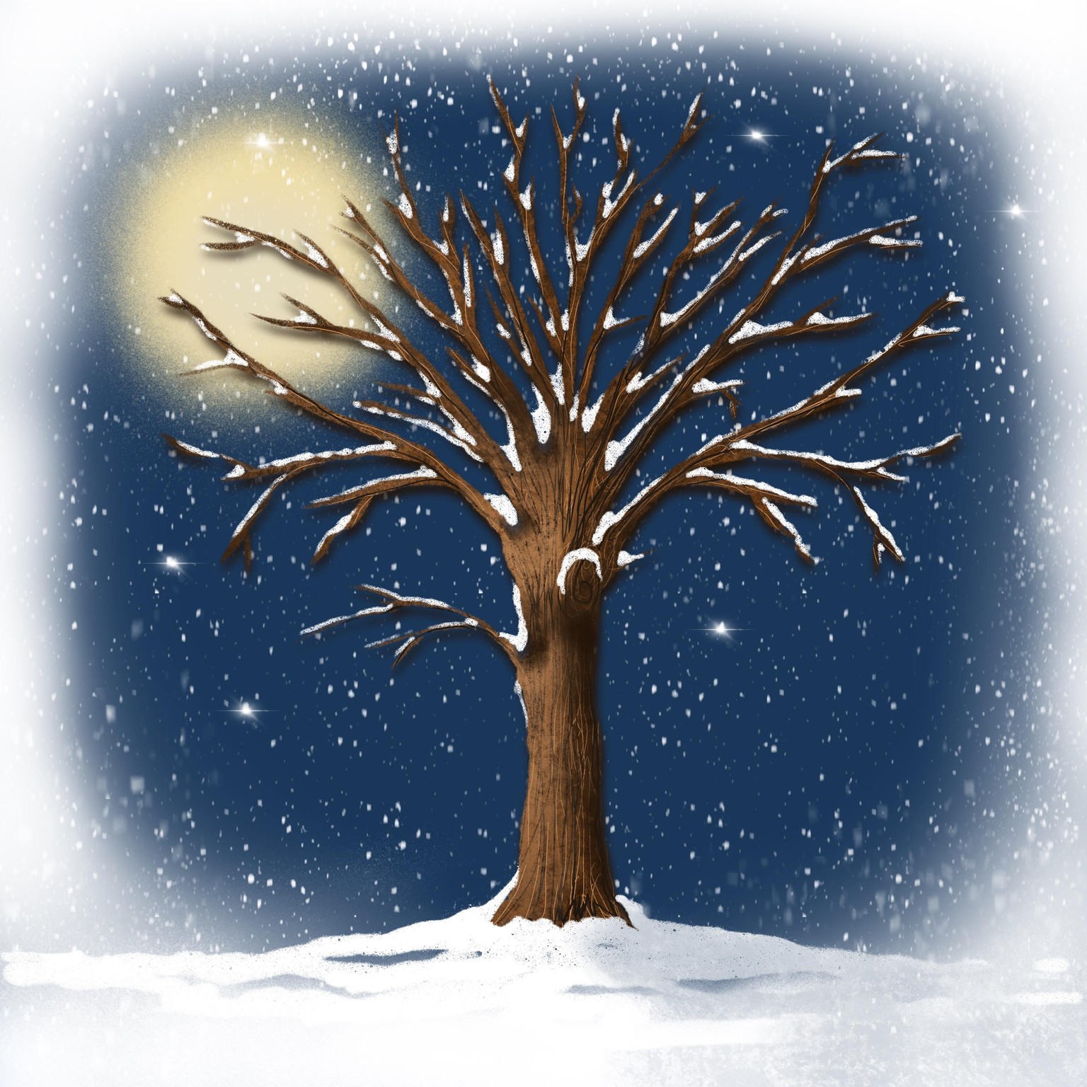 Winter and Christmas daily art - image 23 - student project