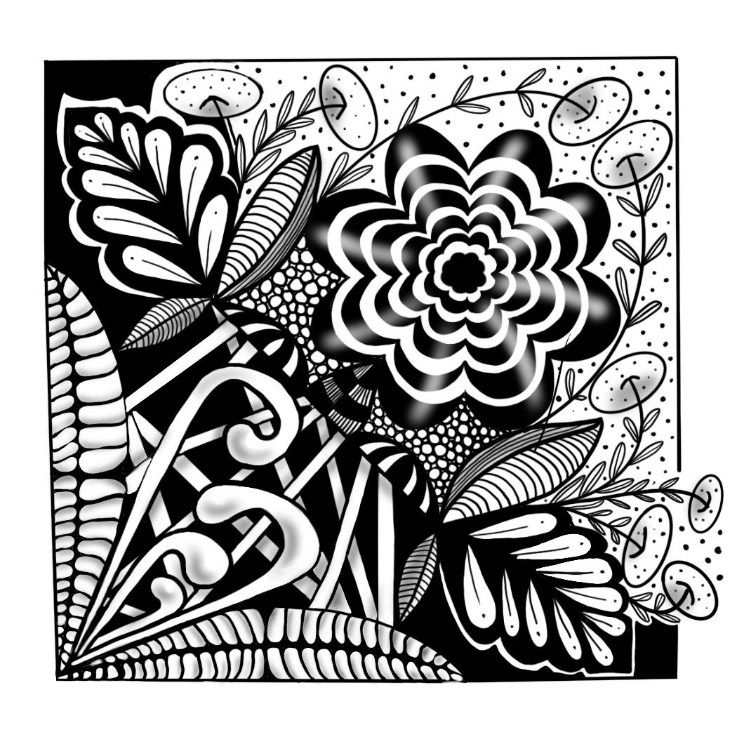 Zentangle - image 1 - student project