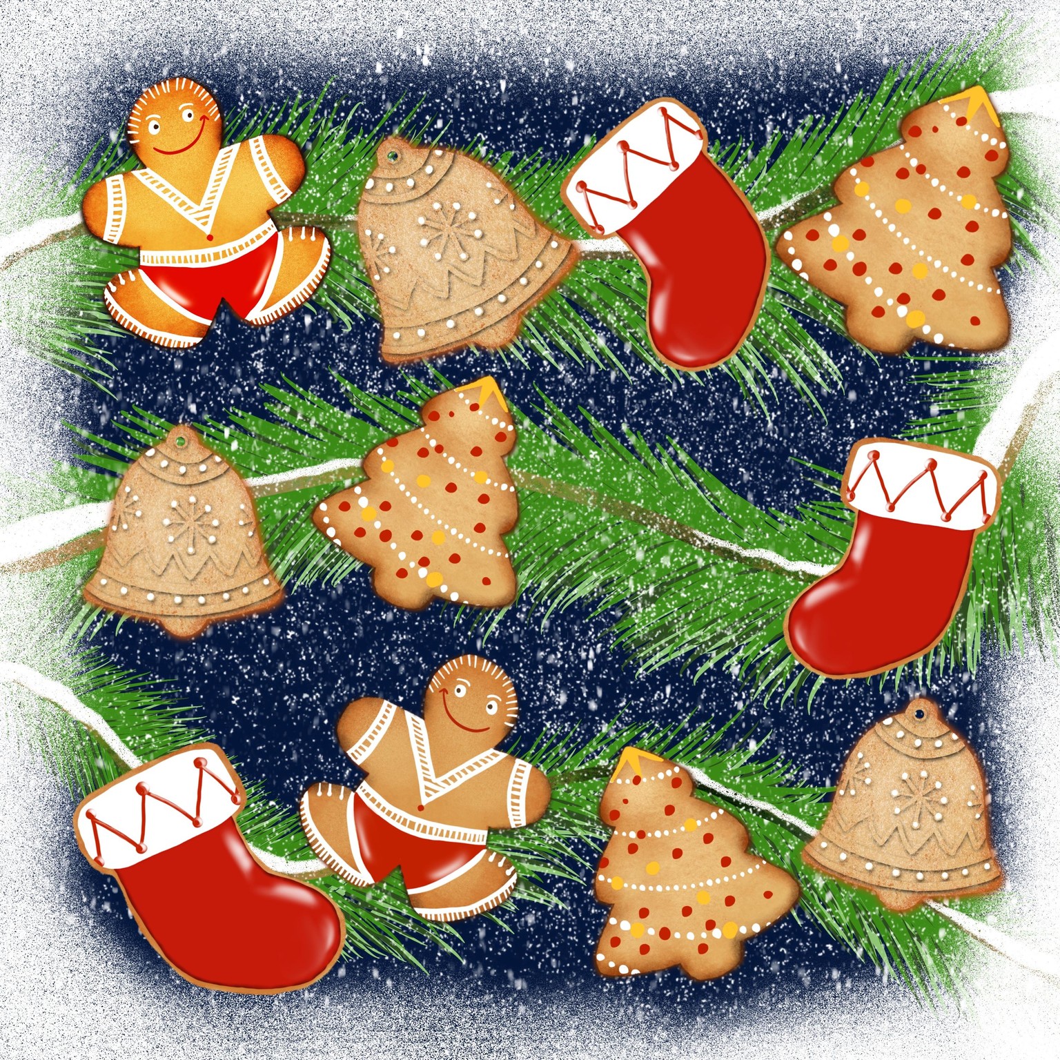 Winter and Christmas daily art - image 10 - student project