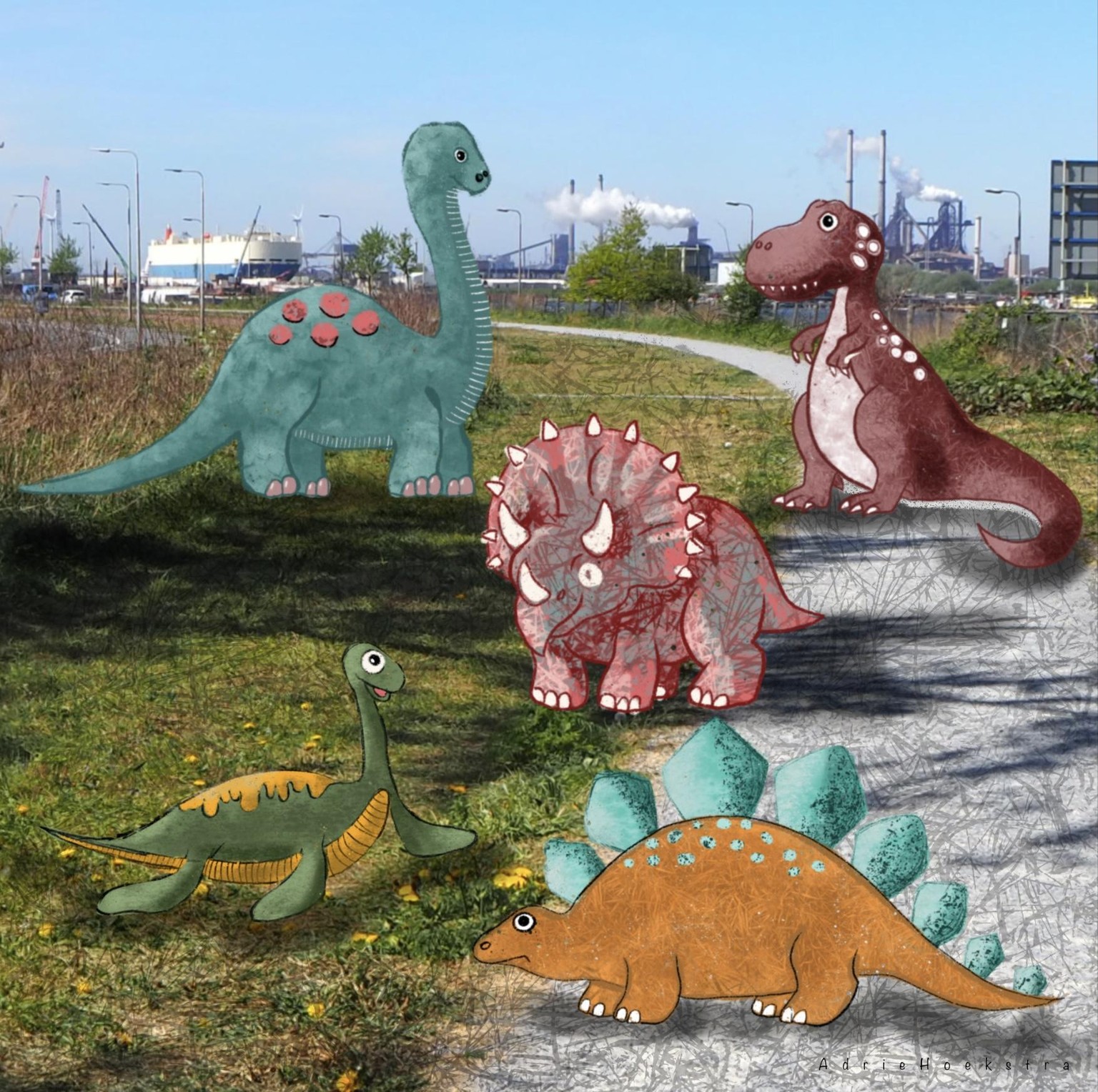 Dino’s with texture - image 1 - student project