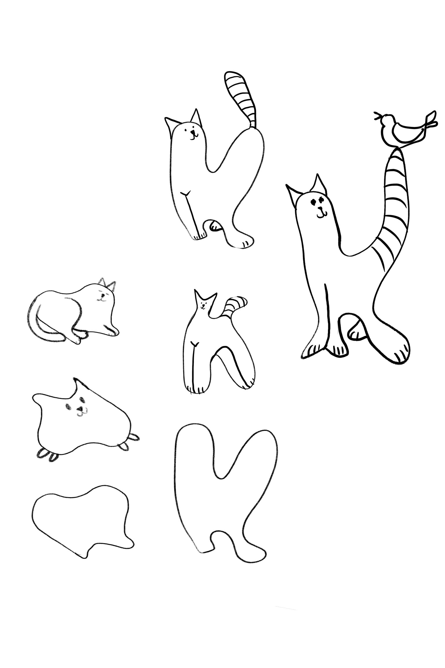 Random shapes turn into animals - image 2 - student project