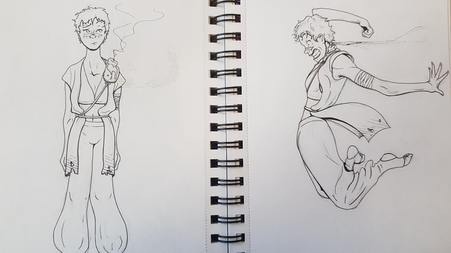 Drawing More Dynamic Figures and Mimicking Action assignment - image 1 - student project