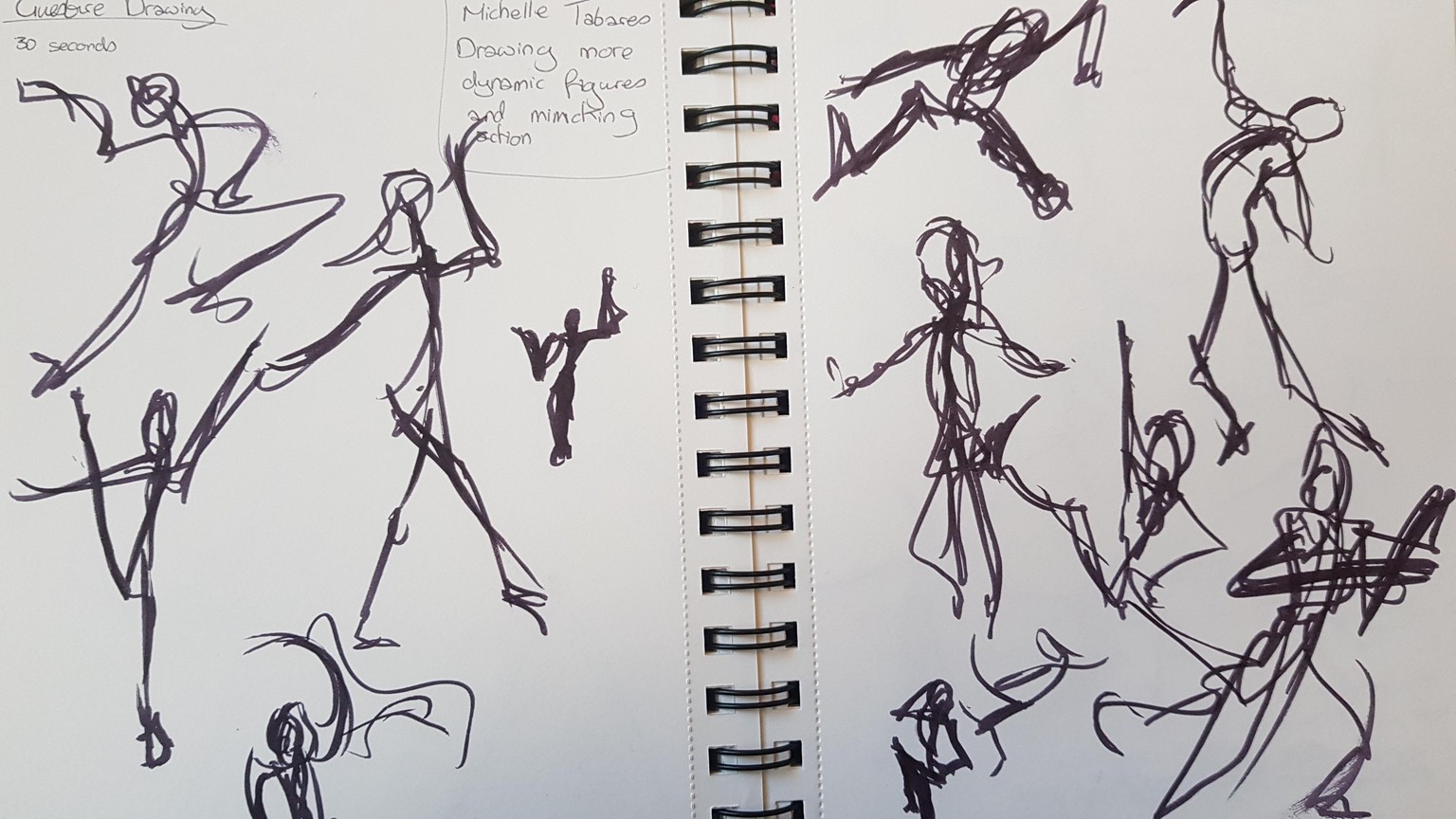 Drawing More Dynamic Figures and Mimicking Action assignment - image 4 - student project