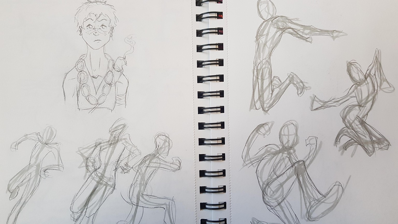 Drawing More Dynamic Figures and Mimicking Action assignment - image 3 - student project
