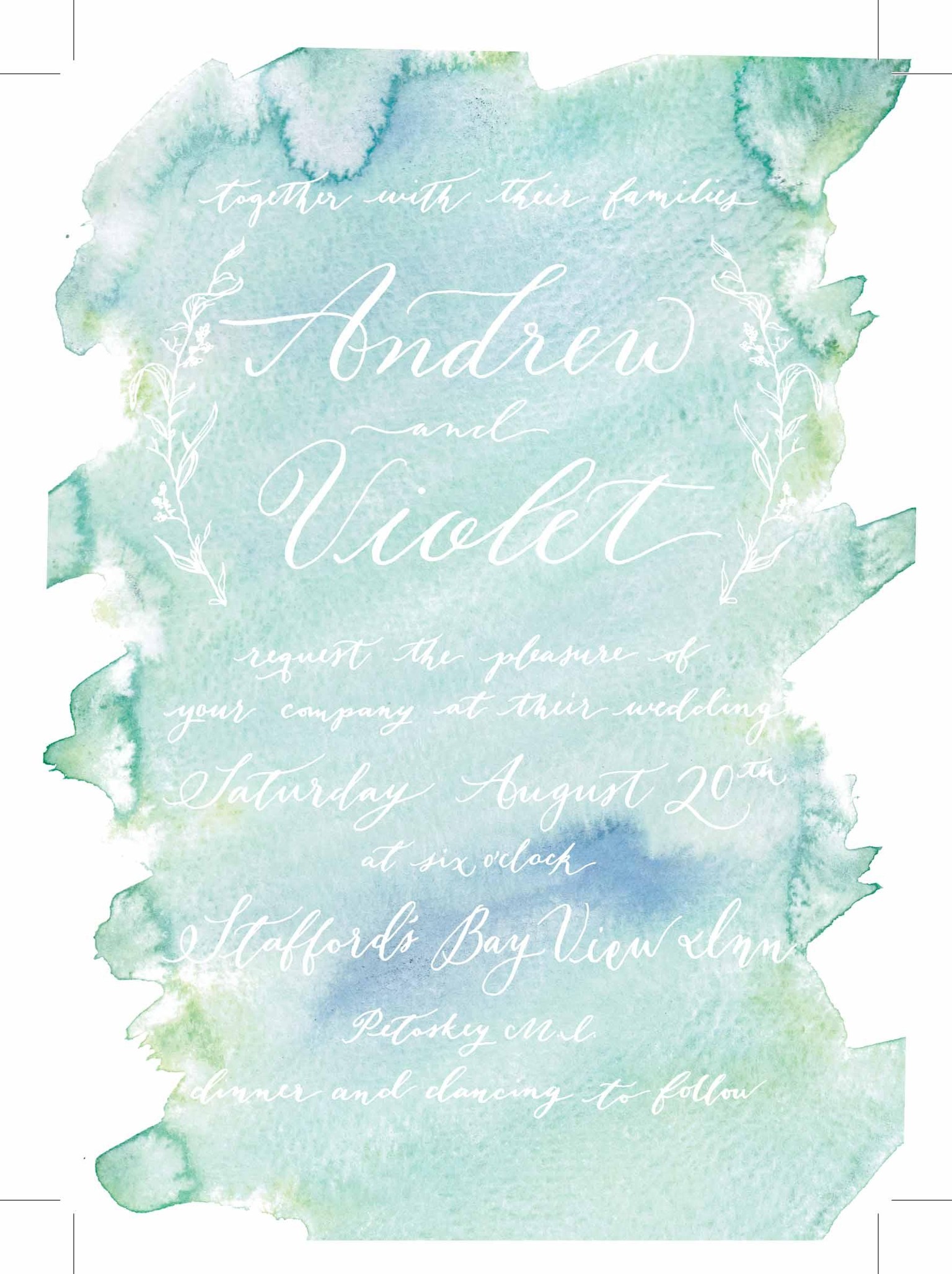 Wedding Invitation Samples - image 3 - student project