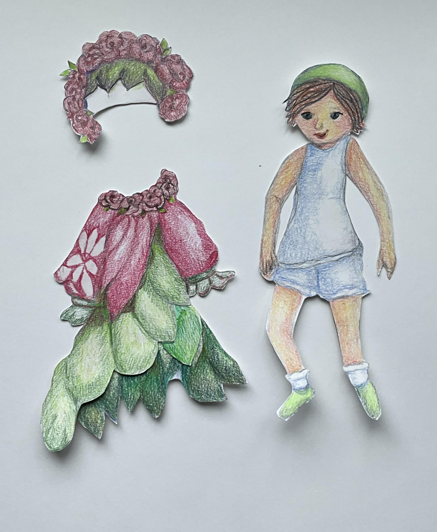 My paper doll collage collection - image 1 - student project