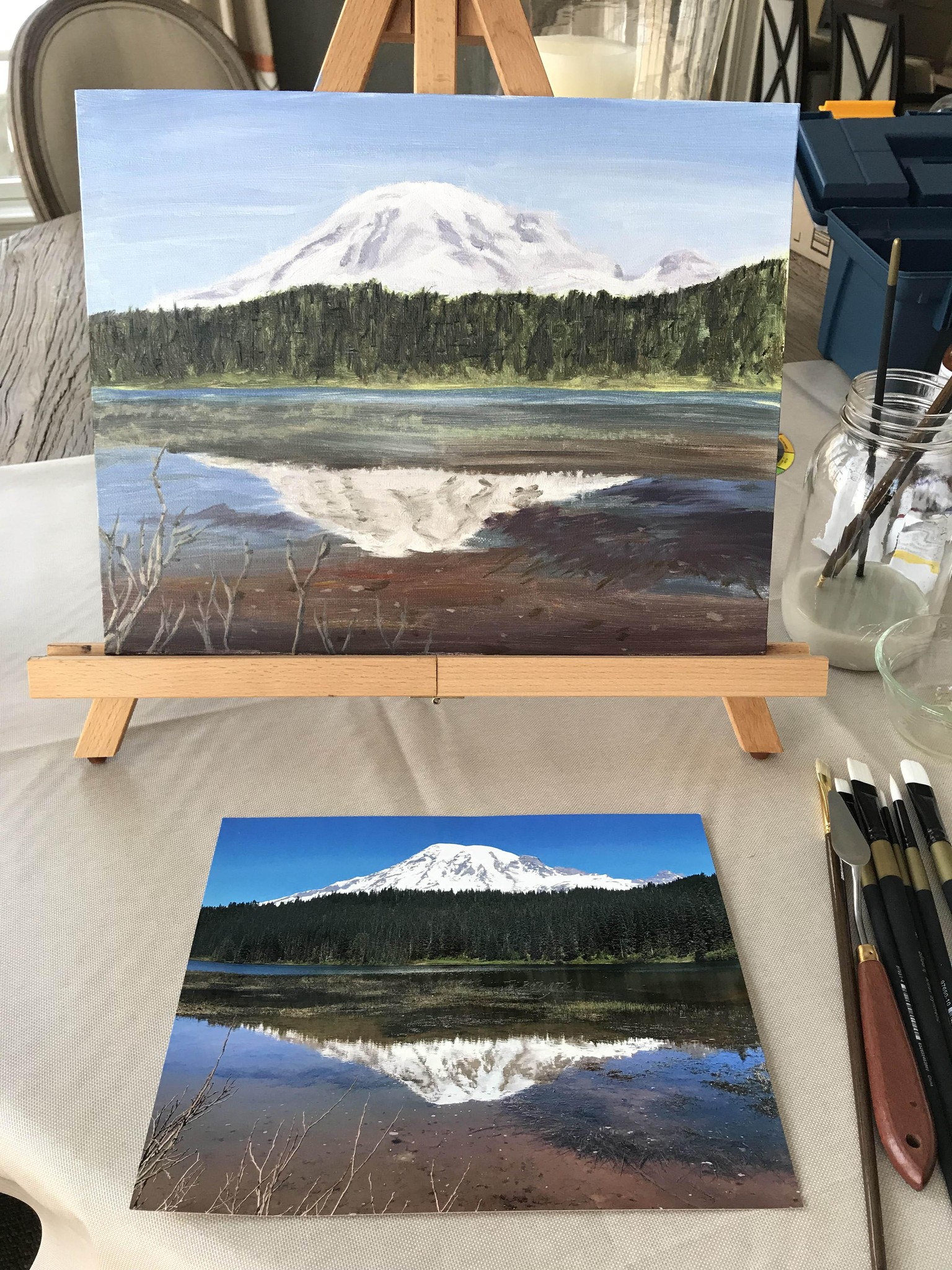 Mt. Rainier - image 1 - student project
