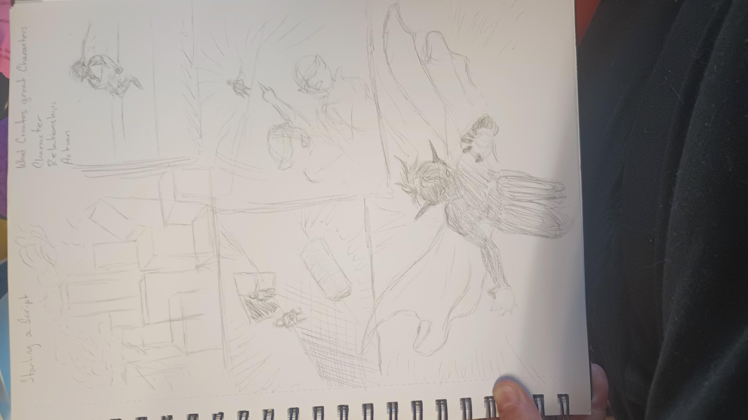 Comic panel gesture - image 1 - student project