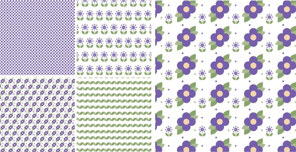 Pretty in Pink Repeating Patterns - image 2 - student project