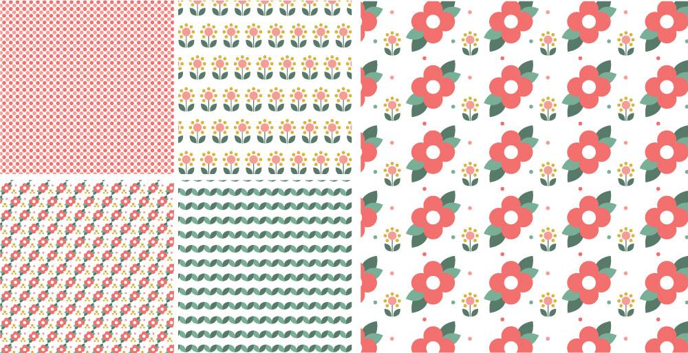 Pretty in Pink Repeating Patterns - image 1 - student project