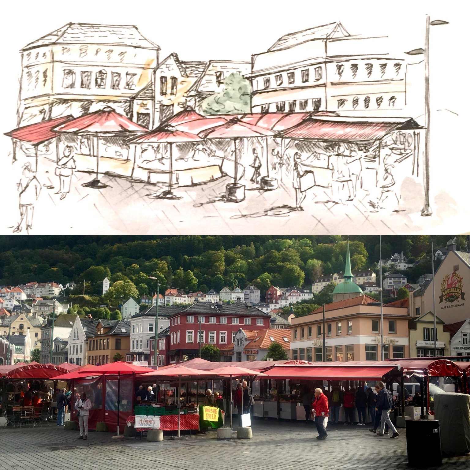 Urban Sketching - image 4 - student project