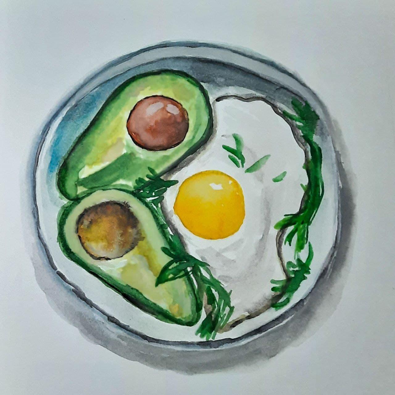 My first try with watercolor - image 6 - student project