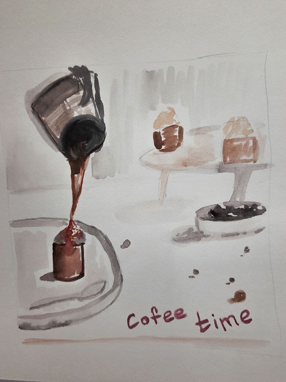 My first try with watercolor - image 7 - student project