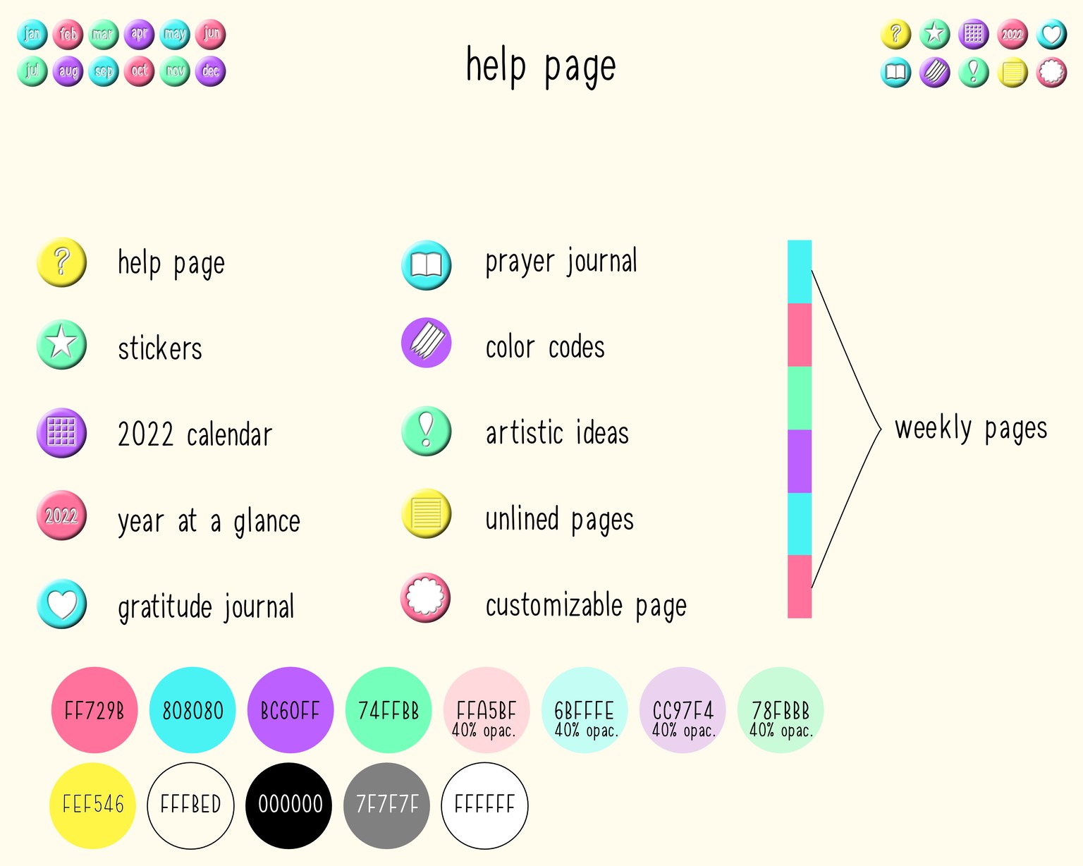 2022 Planner - image 1 - student project