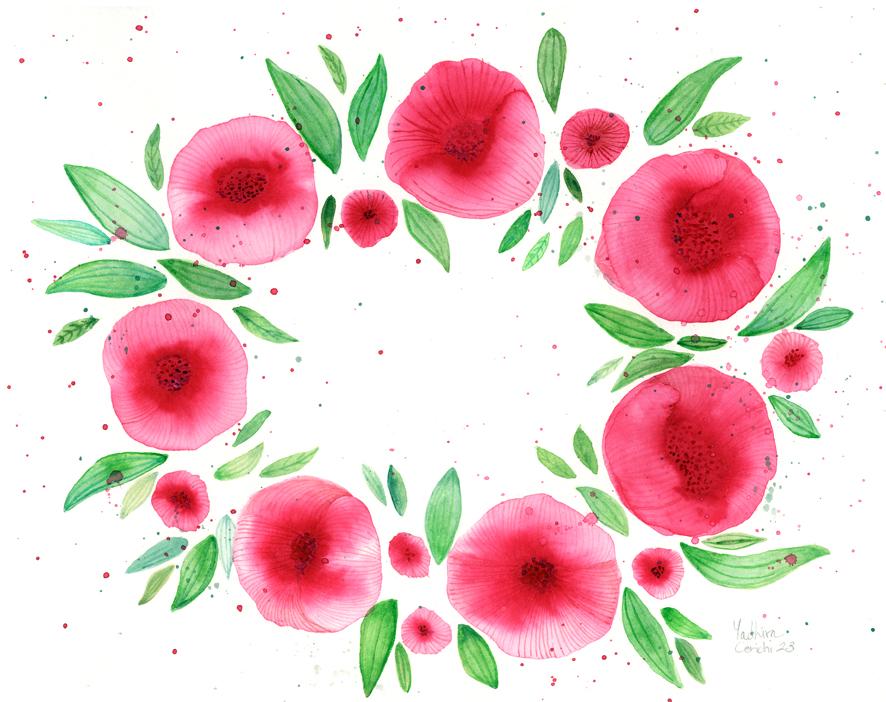 My Peony Wreath - image 1 - student project